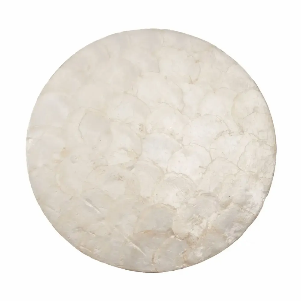 Placemats - The Mother of Pearl Coaster - White - BAZAR BIZAR LIVING