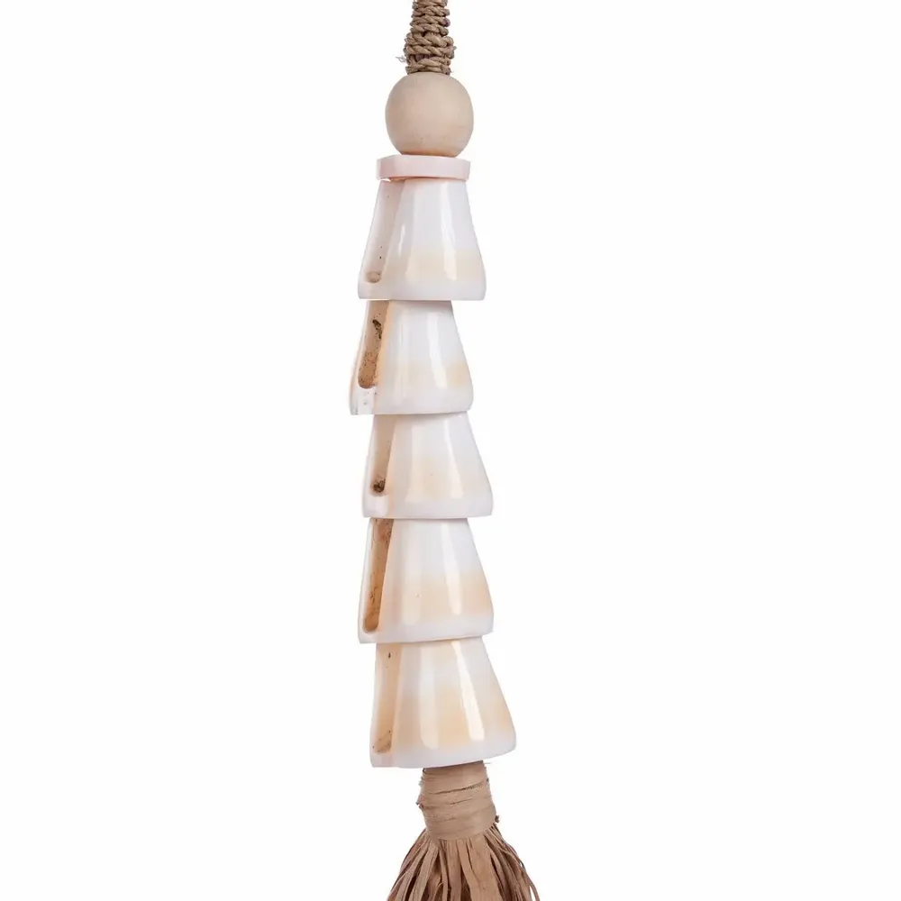 Decorative objects - The Cone Shell Tassel - Natural White - BAZAR BIZAR LIVING