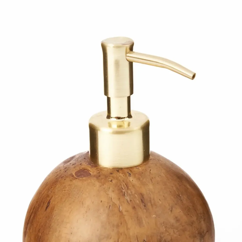 Bathroom equipment - The Coconut Soap Dispenser - BAZAR BIZAR LIVING