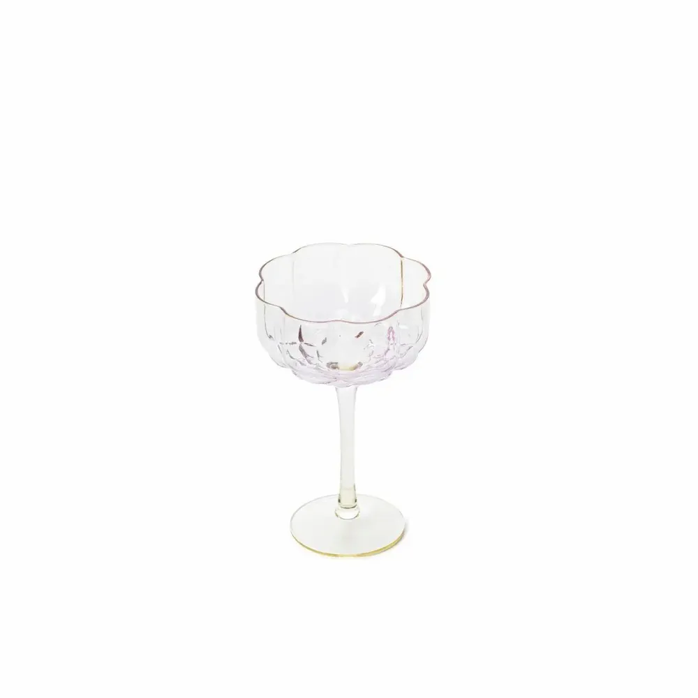 Glass - The Pink Blush Cocktail Coupe - Pink - BAZAR BIZAR LIVING