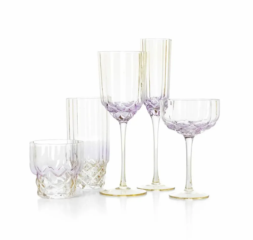 Glass - The Pink Blush Highball - Pink - BAZAR BIZAR LIVING