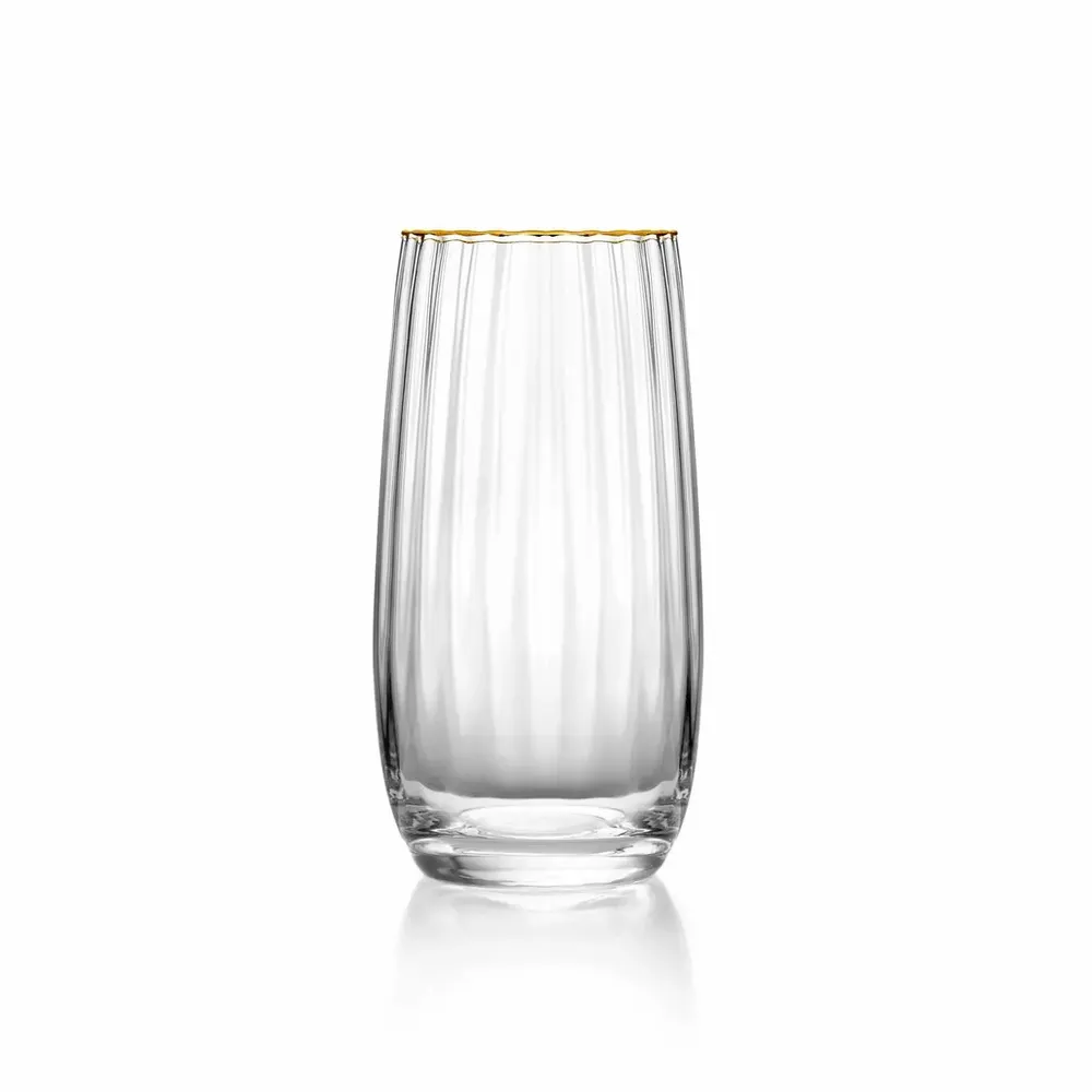 Verres - Le Golden Rim Highball – Or Naturel - BAZAR BIZAR LIVING
