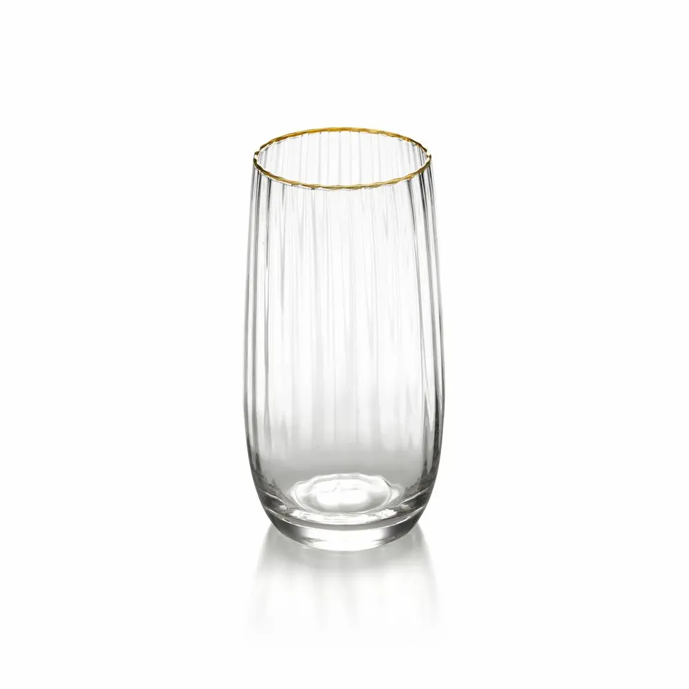 Verres - Le Golden Rim Highball – Or Naturel - BAZAR BIZAR LIVING