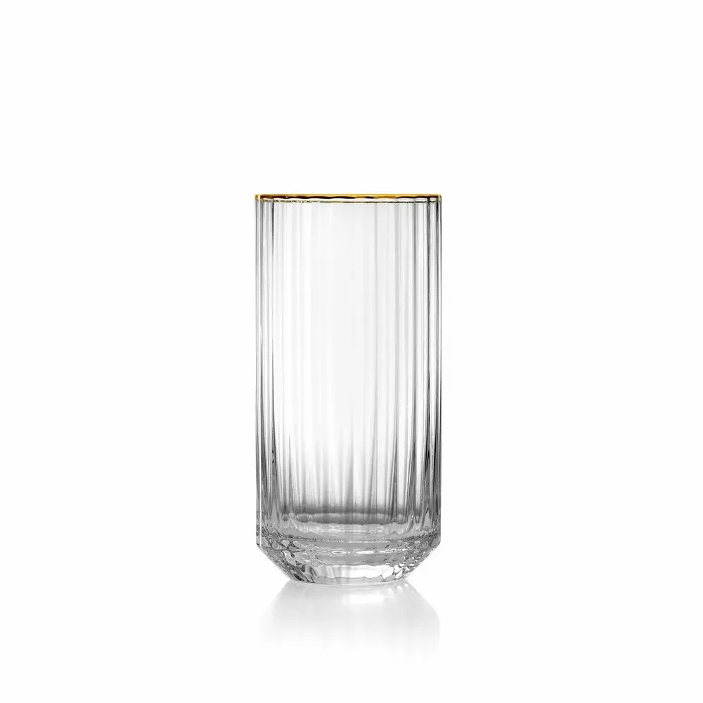 Glass - The Golden Sip Highball - Natural Gold - BAZAR BIZAR LIVING