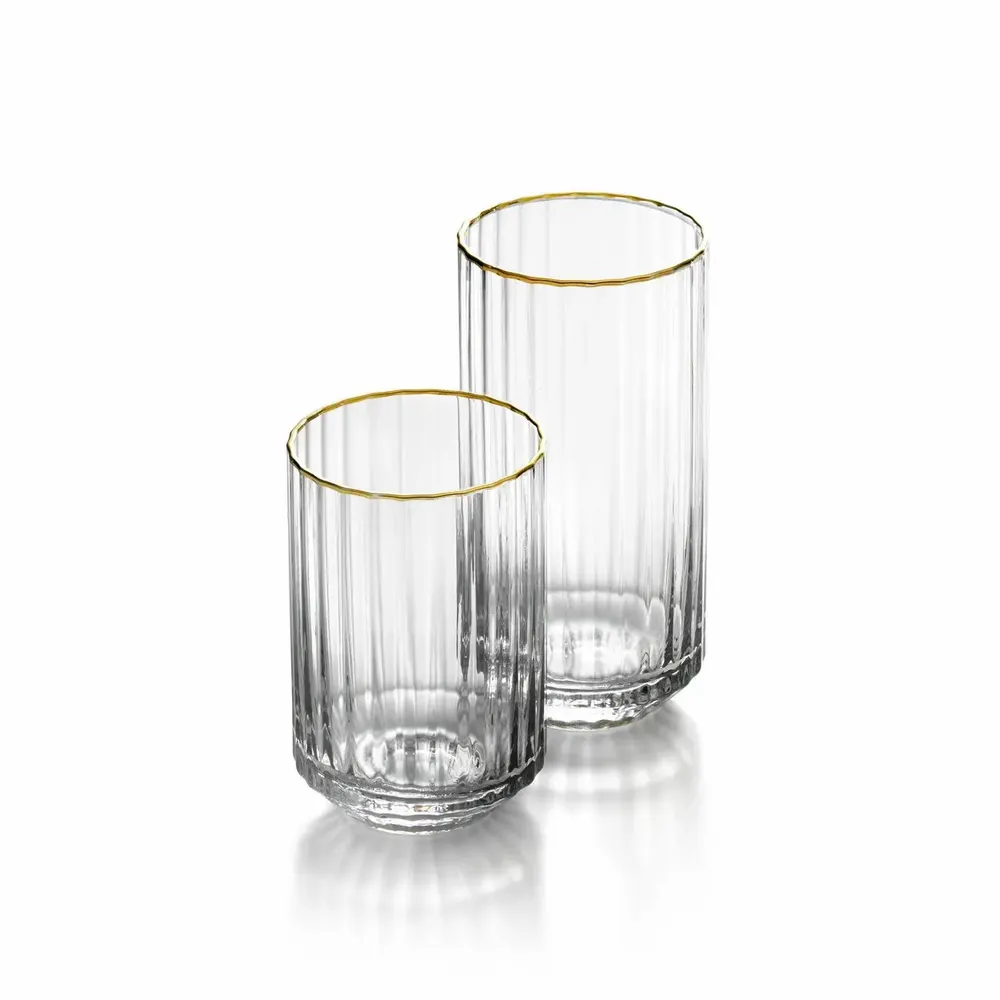 Glass - The Golden Sip Highball - Natural Gold - BAZAR BIZAR LIVING