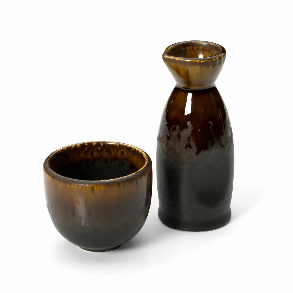Carafes - The Merapi Saké Pourer - Brown - BAZAR BIZAR LIVING