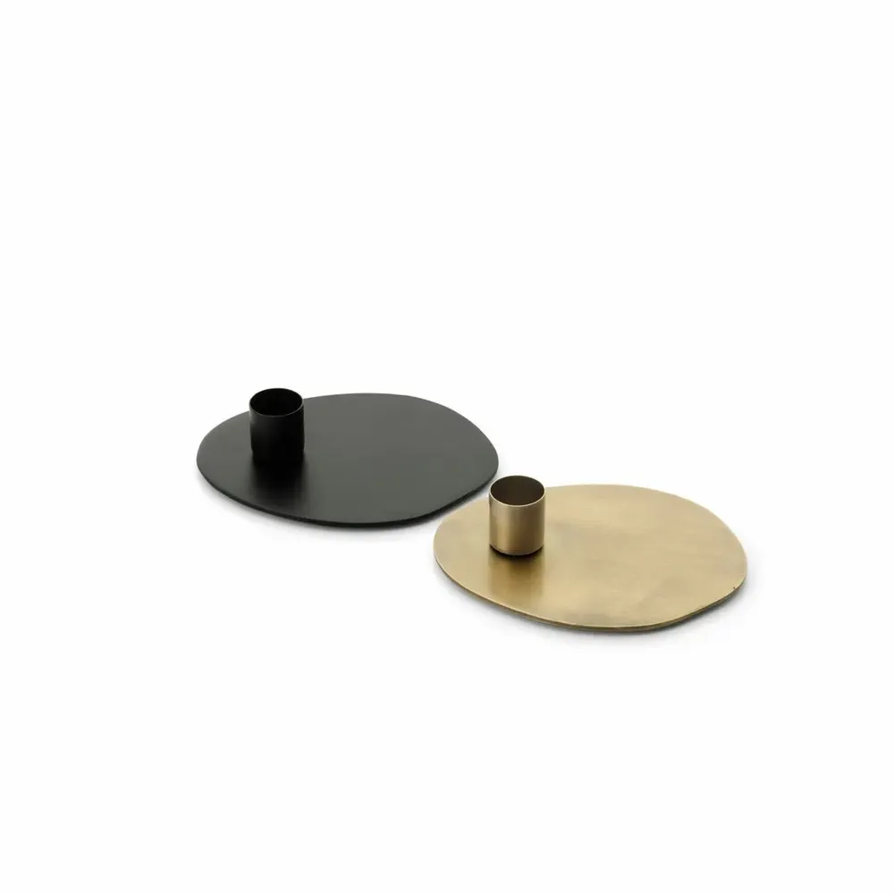 Bougeoirs et photophores  - Le Bougeoir Glowpad - Noir - S - BAZAR BIZAR LIVING