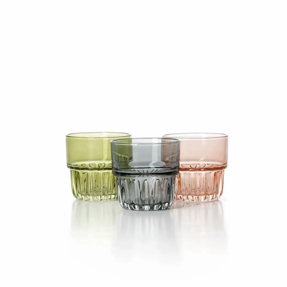 Verres - Le Gobelet Facetté - Vert - BAZAR BIZAR LIVING