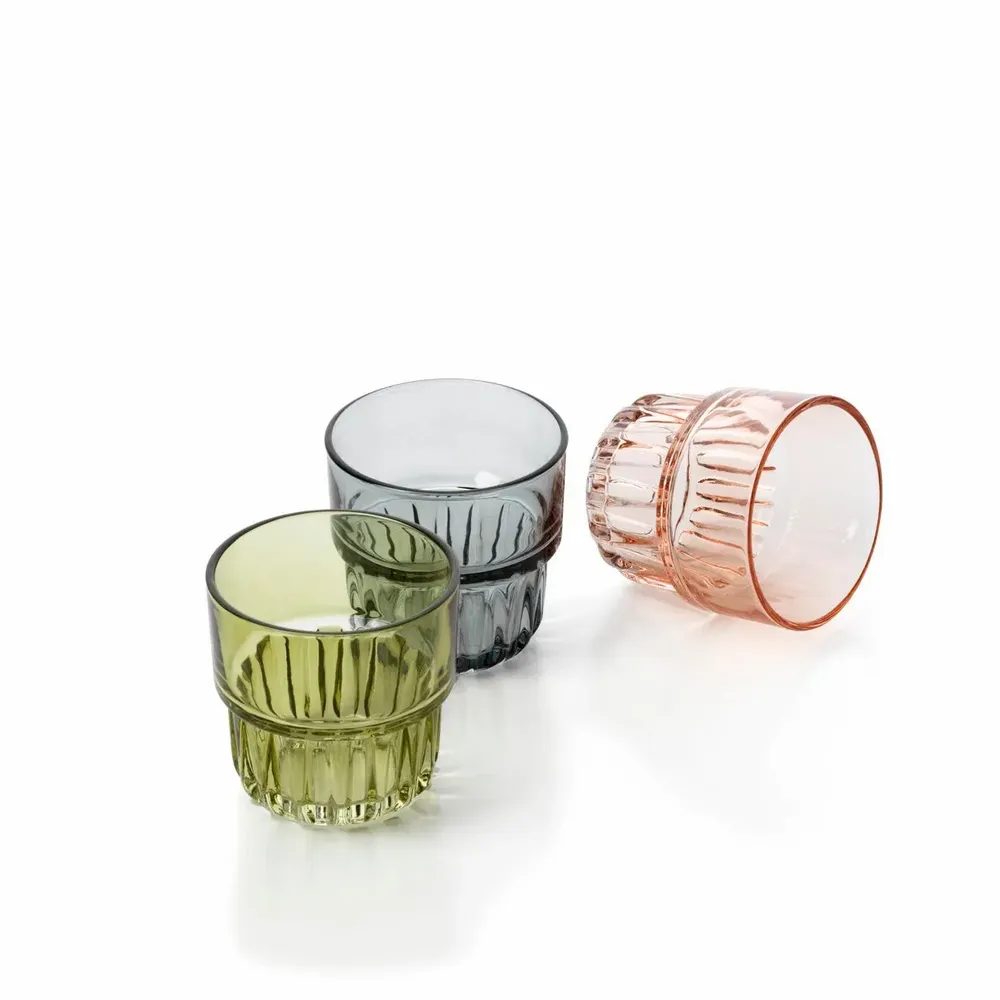 Verres - Le Gobelet Facetté - Vert - BAZAR BIZAR LIVING