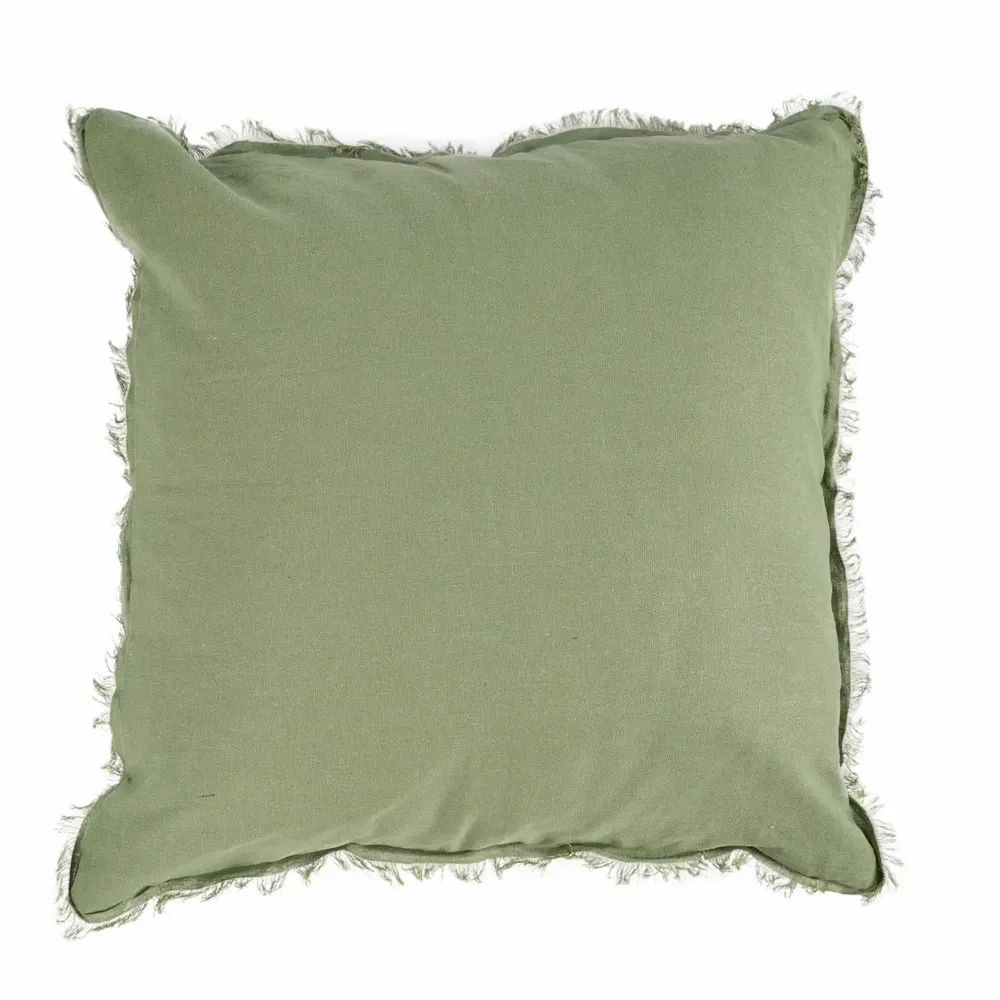 Fabric cushions - The Minty Fresh Cushion Cover - Green - BAZAR BIZAR LIVING