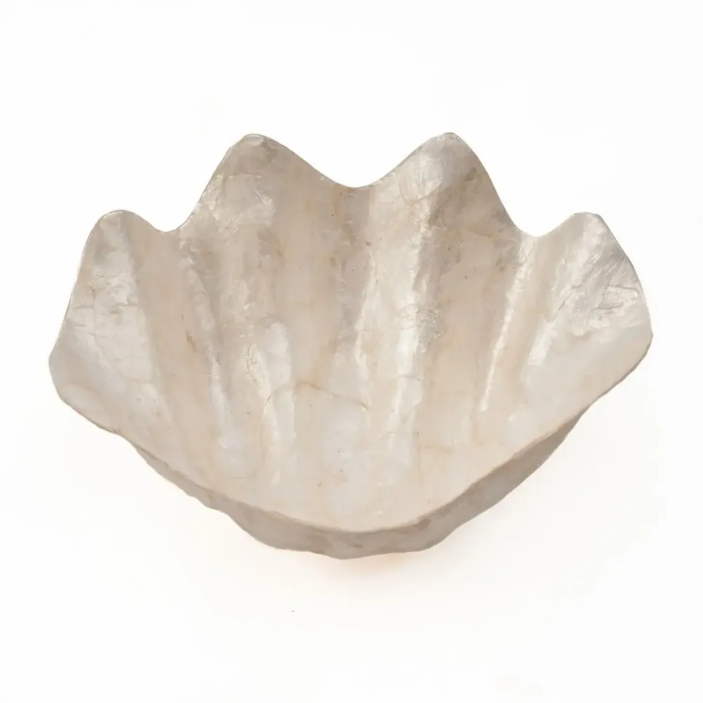 Soap dishes - The Mother of Pearl Soap Dish - White - M - BAZAR BIZAR LIVING