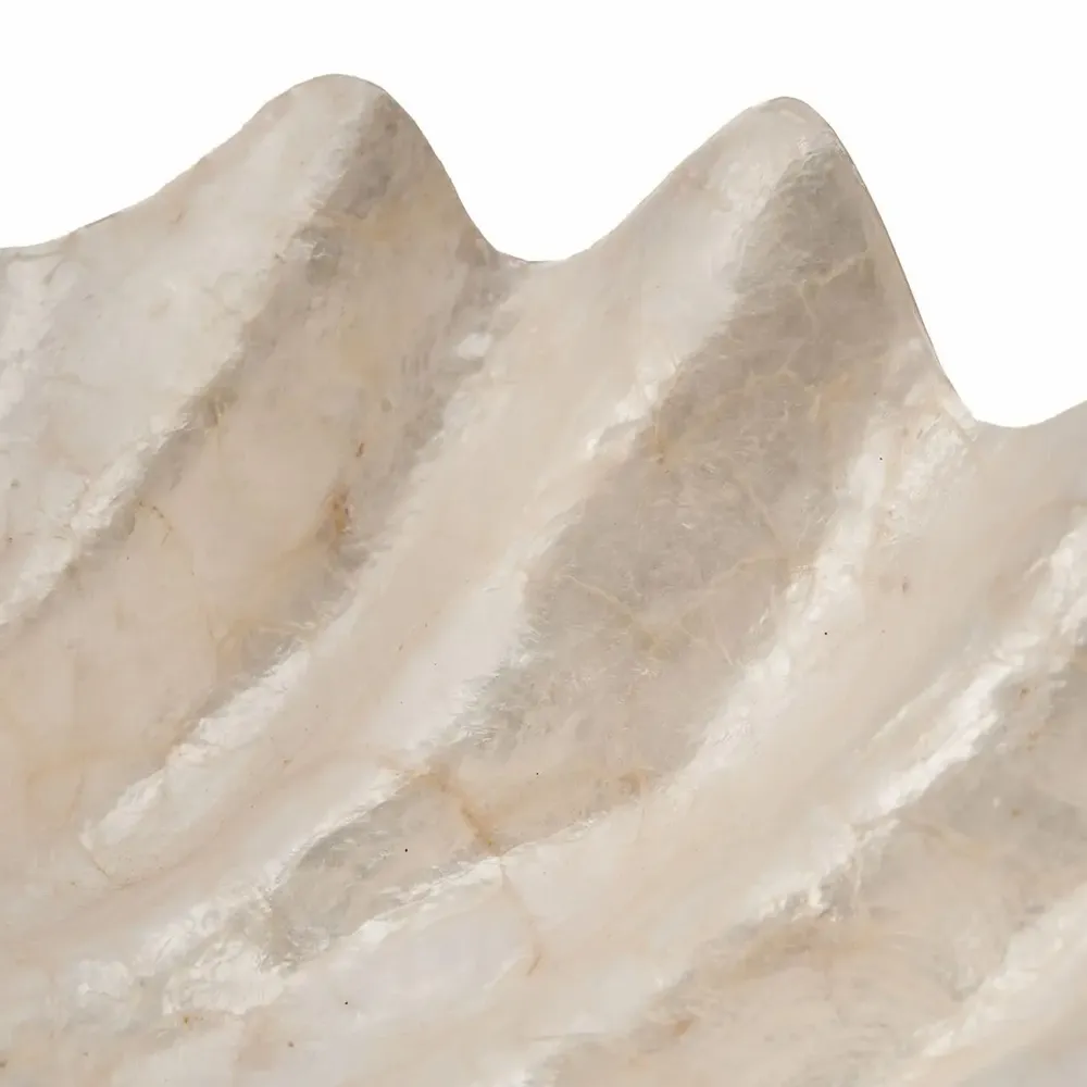 Soap dishes - The Mother of Pearl Soap Dish - White - M - BAZAR BIZAR LIVING