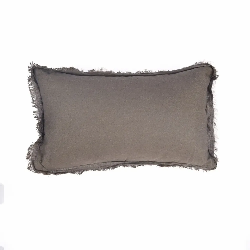 Coussins textile - La Housse de Coussin Smoky Vibe - Grise - 30x50 - BAZAR BIZAR LIVING