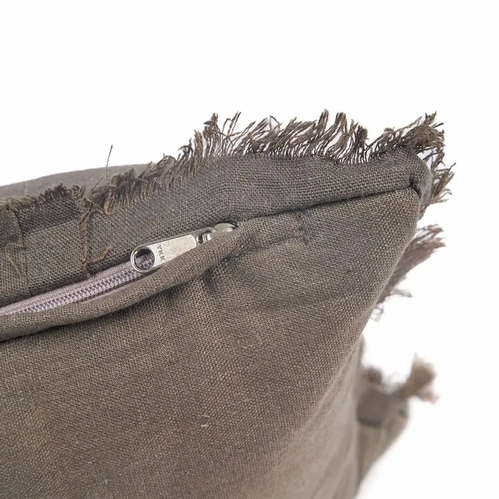 Coussins textile - La Housse de Coussin Smoky Vibe - Grise - 30x50 - BAZAR BIZAR LIVING