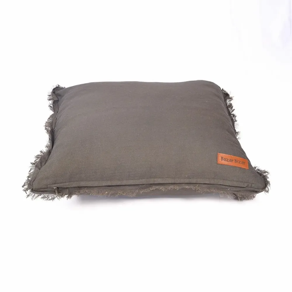 Coussins textile - La Housse de Coussin Smoky Vibe - Gris - BAZAR BIZAR LIVING