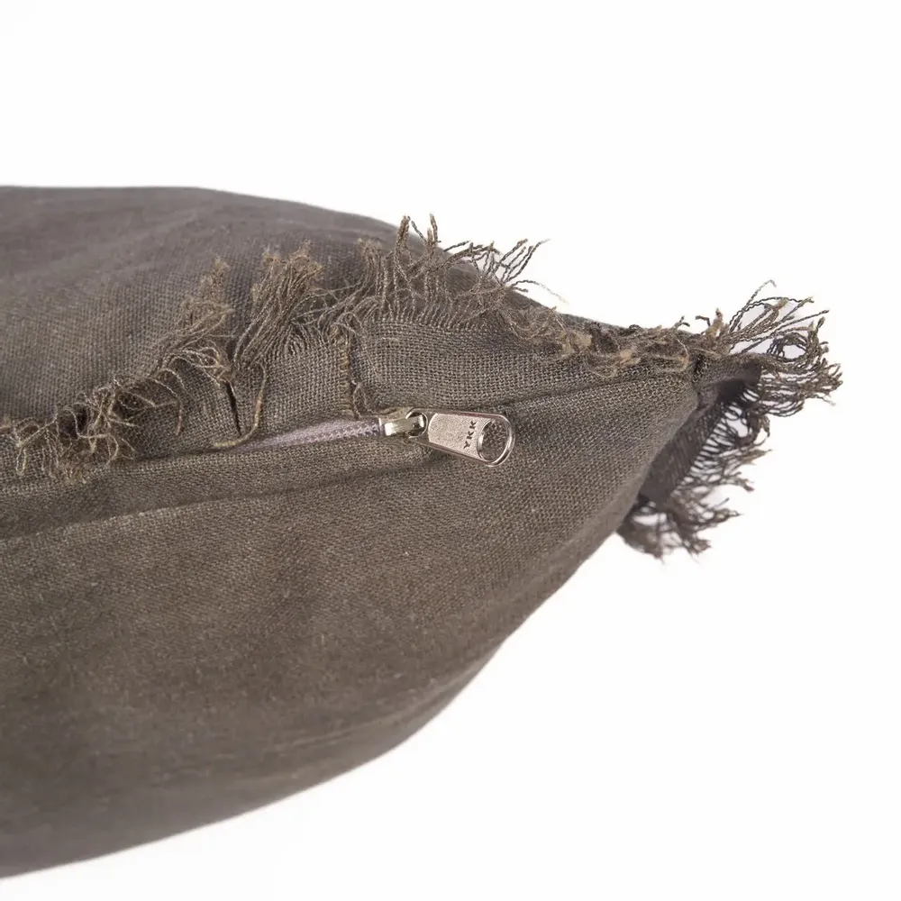 Coussins textile - La Housse de Coussin Smoky Vibe - Gris - BAZAR BIZAR LIVING