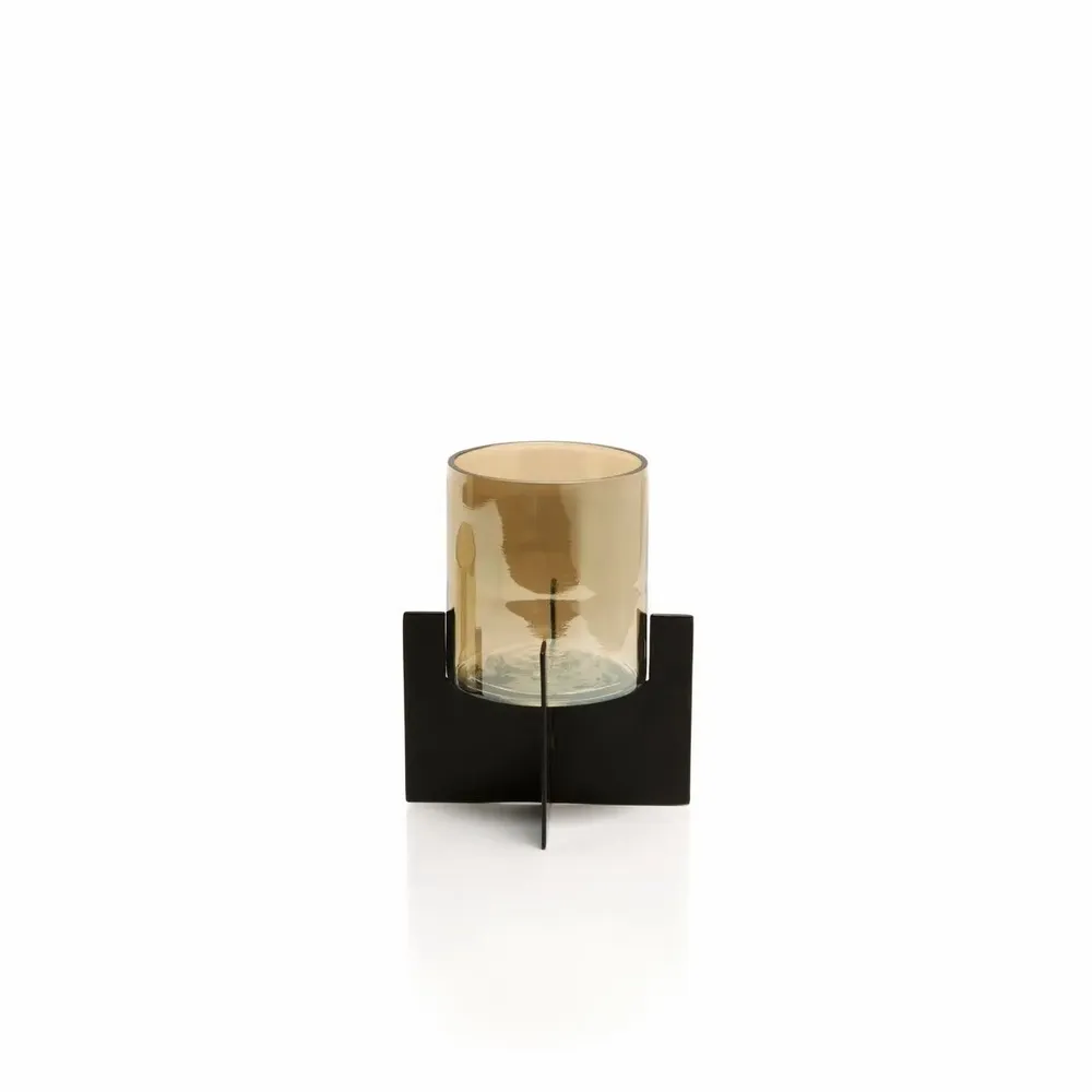 Candlesticks and candle holders - The Hurricane X - Black - High - BAZAR BIZAR LIVING