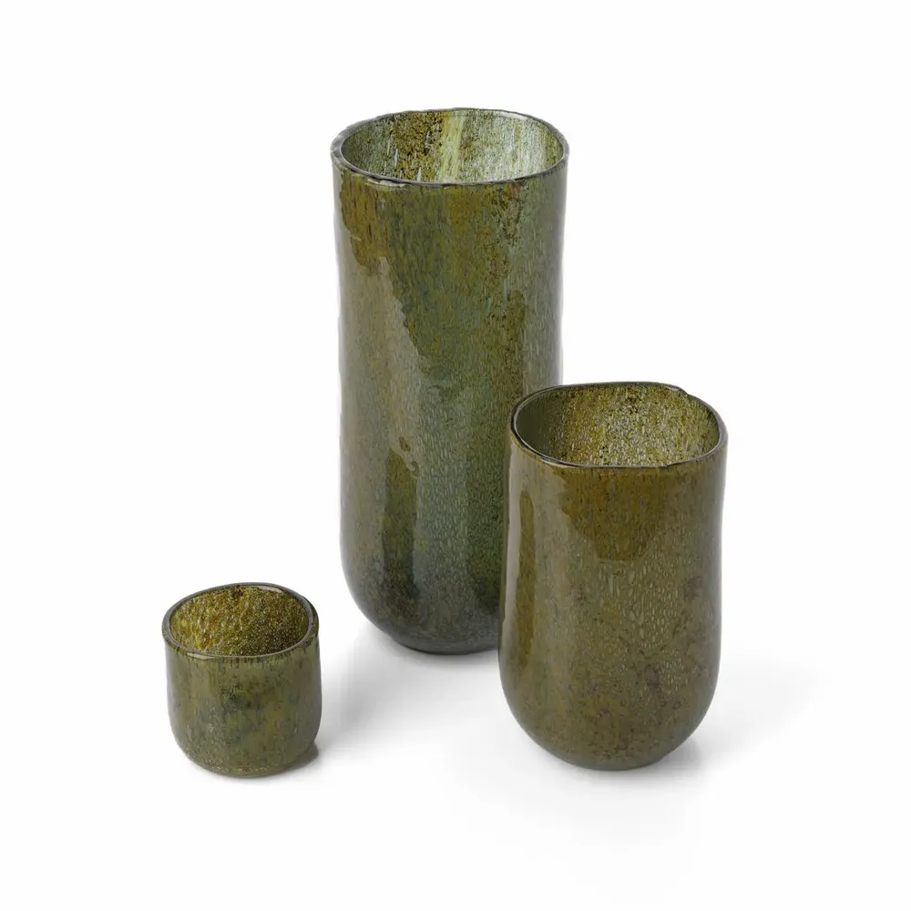Candlesticks and candle holders - The Forest Candle Holder - Green - BAZAR BIZAR LIVING