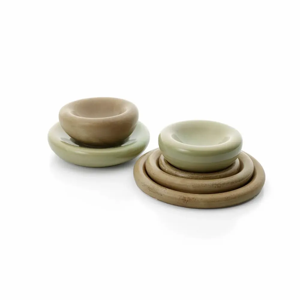Everyday plates - The Koishi Pebble Plate - Sand - S - BAZAR BIZAR LIVING