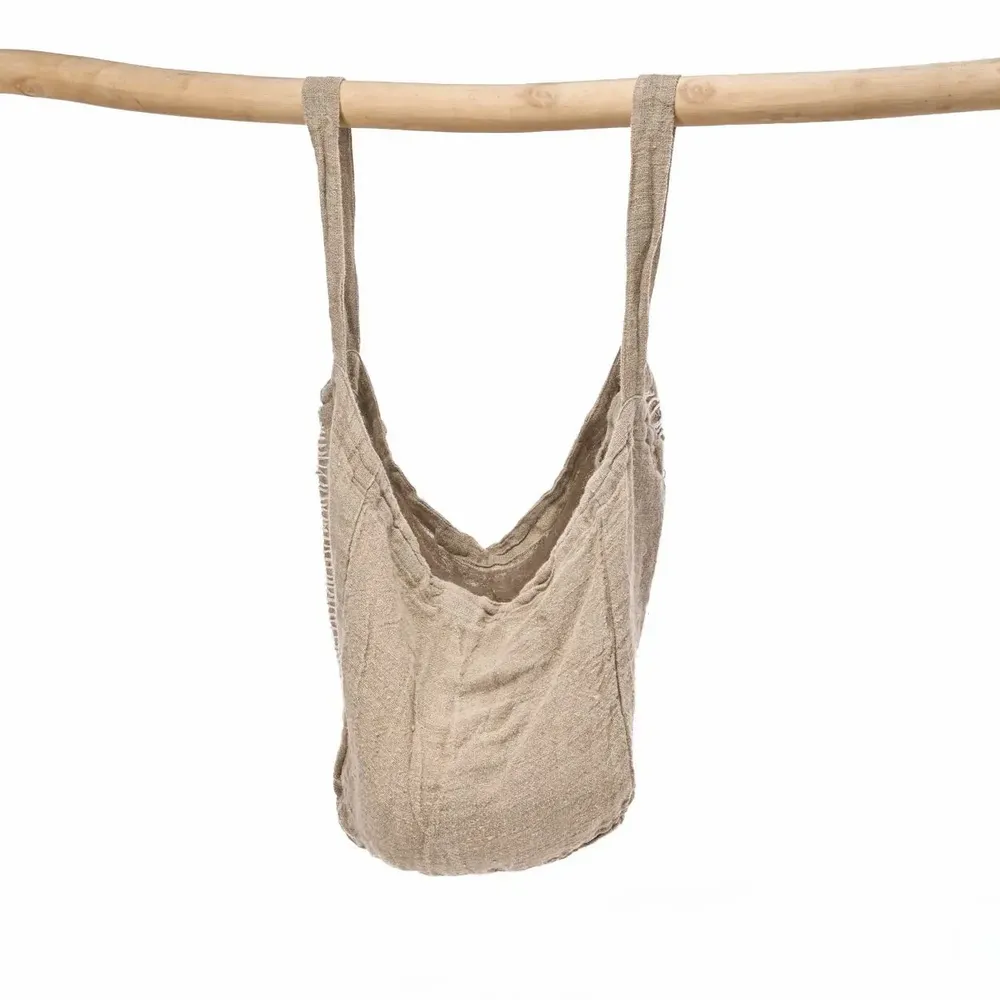 Sacs et cabas - Le Tote-ally Linen Sac - Naturel - BAZAR BIZAR LIVING