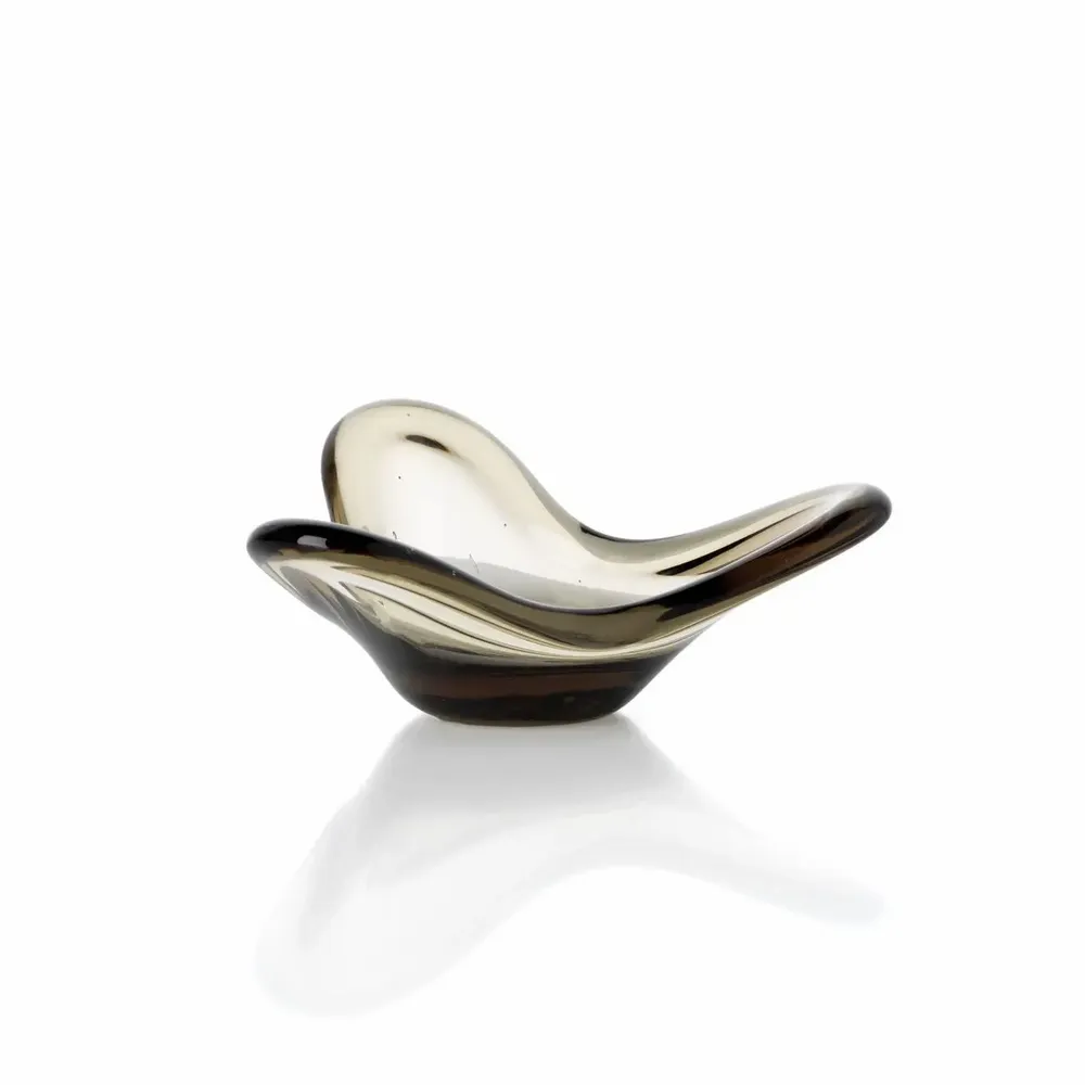 Candlesticks and candle holders - The Liquid Form Candle Holder - Smoke - BAZAR BIZAR LIVING