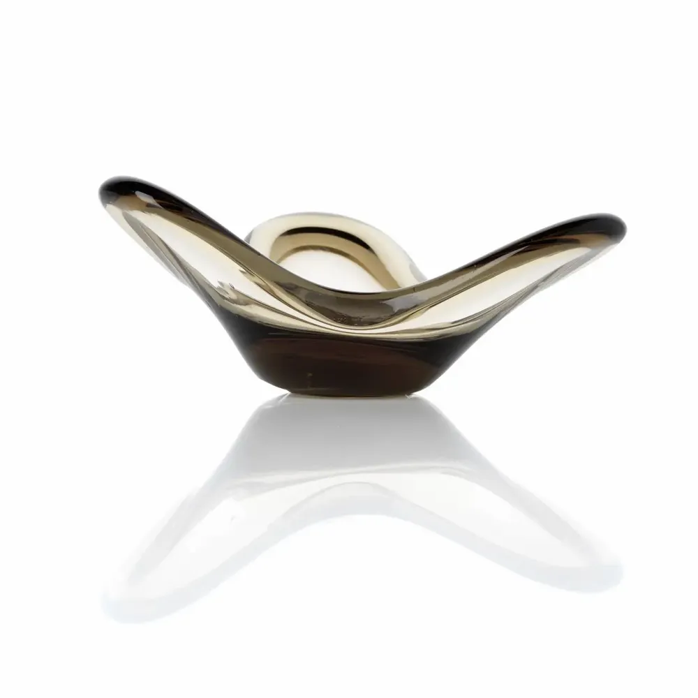 Candlesticks and candle holders - The Liquid Form Candle Holder - Smoke - BAZAR BIZAR LIVING