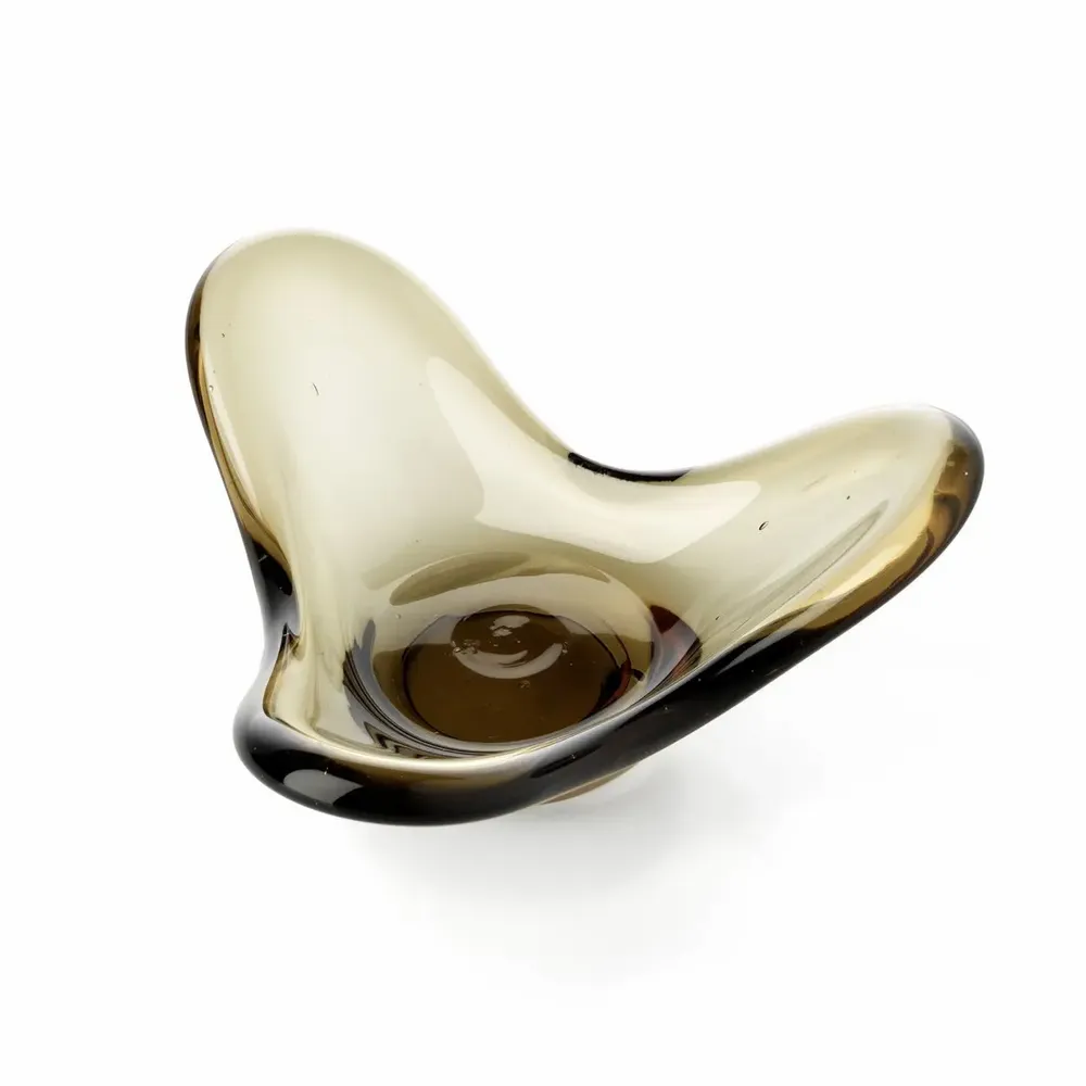 Candlesticks and candle holders - The Liquid Form Candle Holder - Smoke - BAZAR BIZAR LIVING