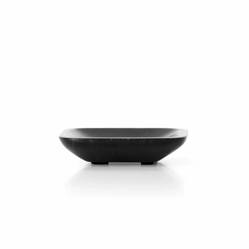 Soap dishes - The Marble Soap Dish - Marine Black - BAZAR BIZAR LIVING
