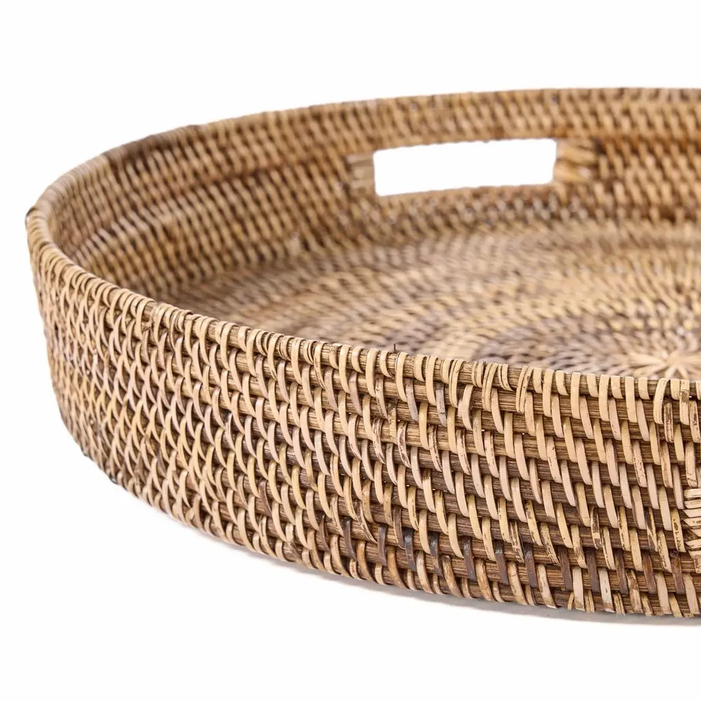 Laundry baskets - The Carry-All Trays - Natural Brown - L - BAZAR BIZAR LIVING