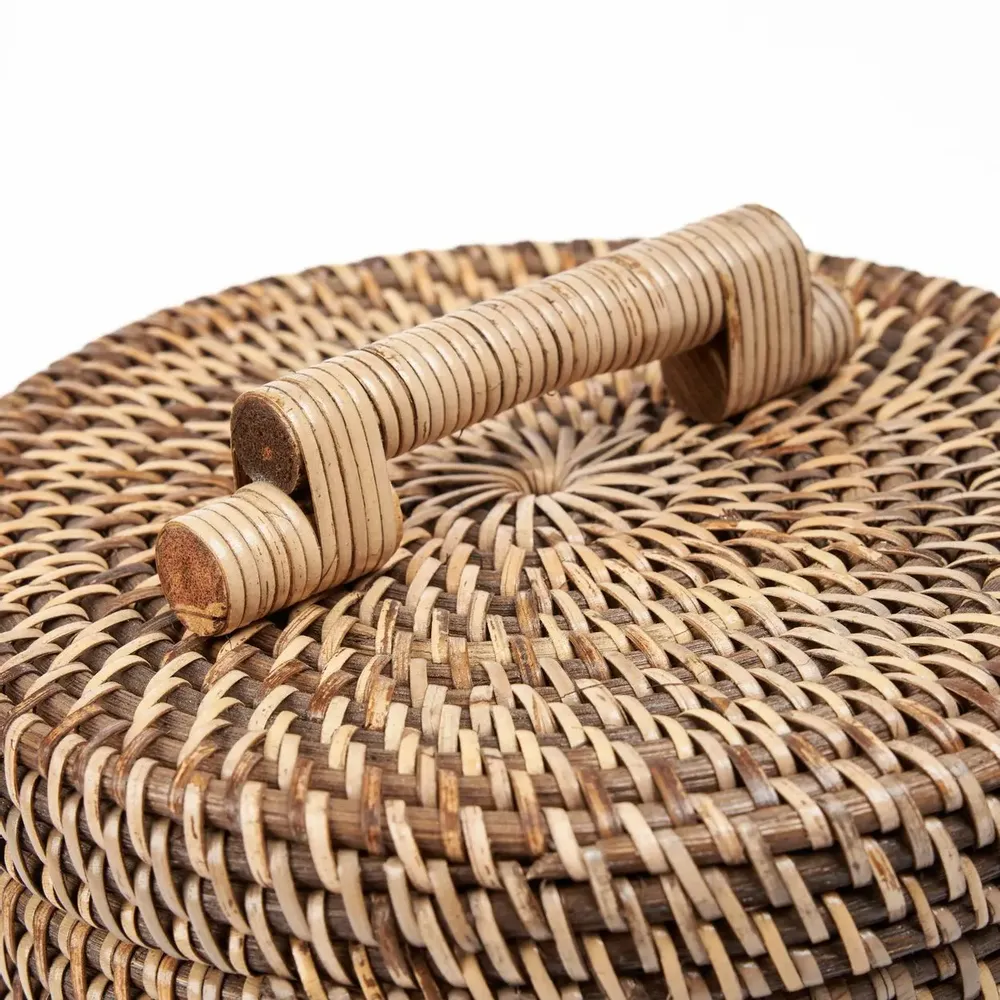 Paniers à linge - Le Panier En Rotin Haut - Brun Naturel - BAZAR BIZAR LIVING