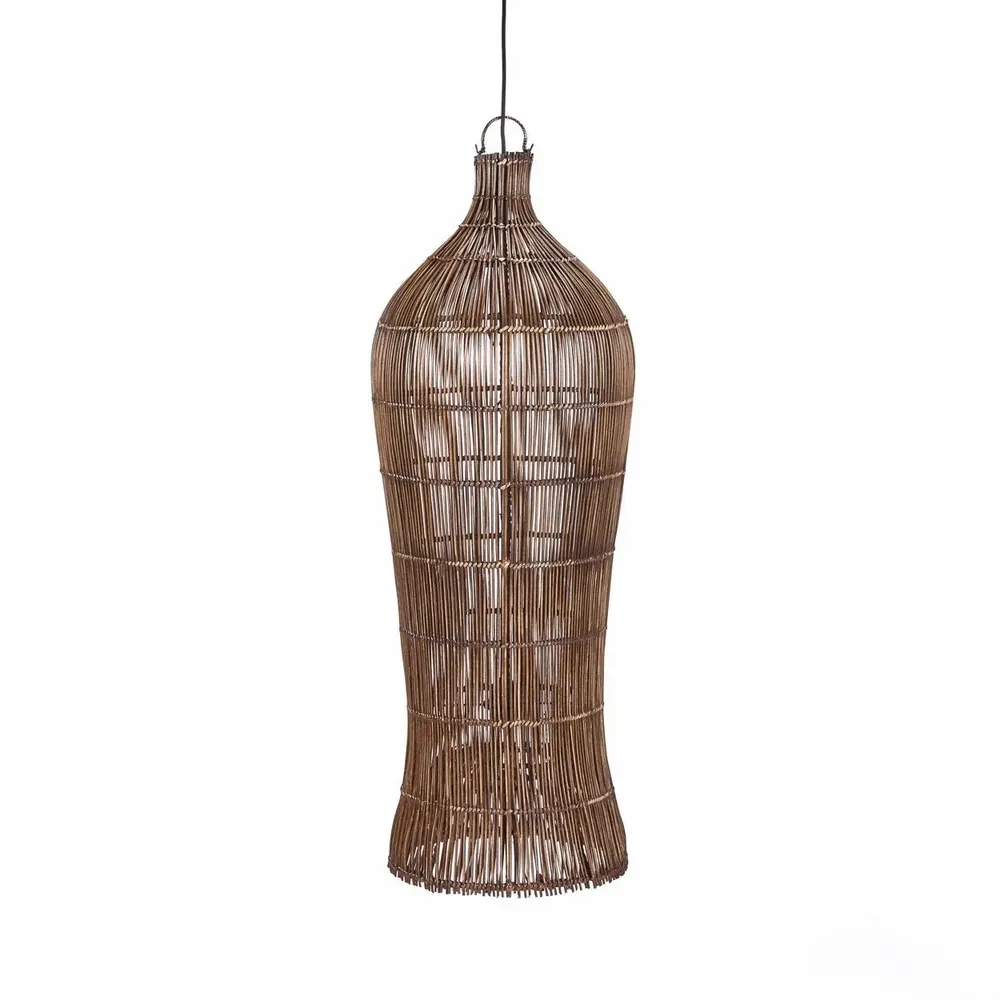 Ceiling lights - The Oasis Tower Pendant - Dark Walnut - XL - BAZAR BIZAR LIVING