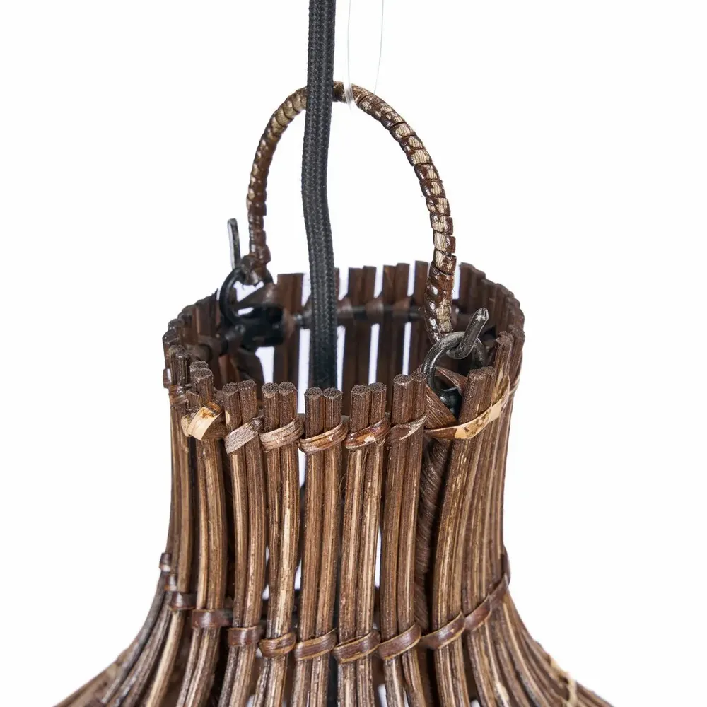 Ceiling lights - The Oasis Tower Pendant - Dark Walnut - XL - BAZAR BIZAR LIVING