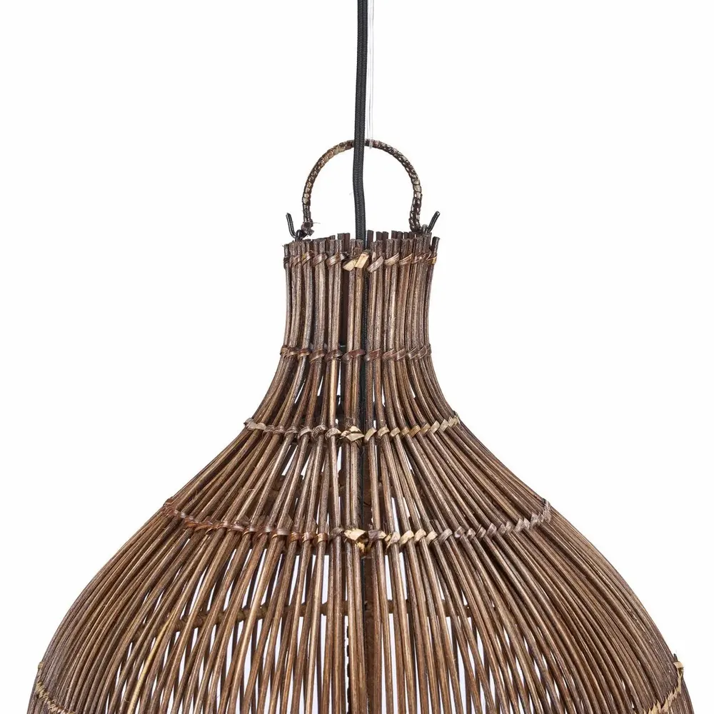 Ceiling lights - The Oasis Tower Pendant - Dark Walnut - XL - BAZAR BIZAR LIVING