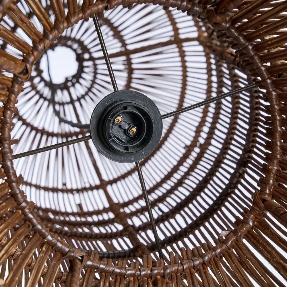 Ceiling lights - The Oasis Tower Pendant - Dark Walnut - XL - BAZAR BIZAR LIVING