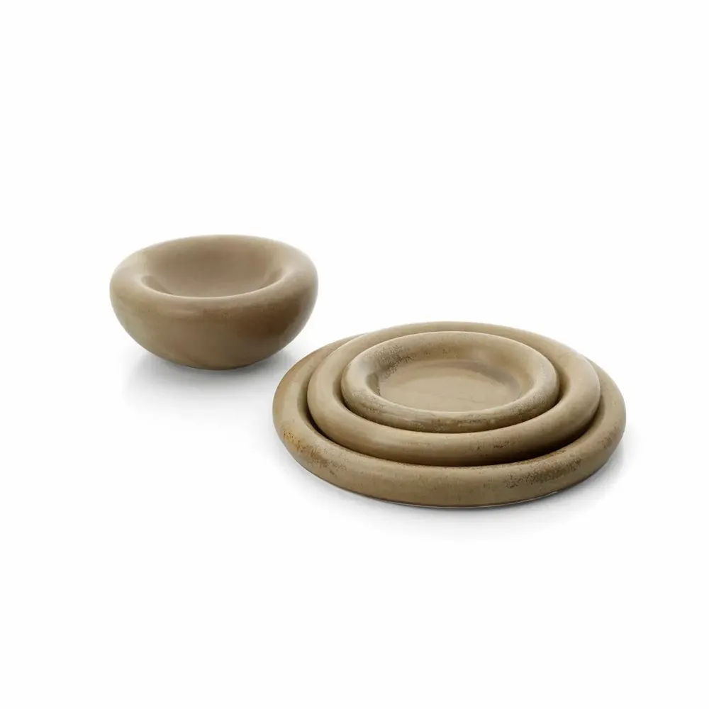 Assiettes au quotidien - L’Assiette Koishi Pebble - Sable - M - BAZAR BIZAR LIVING