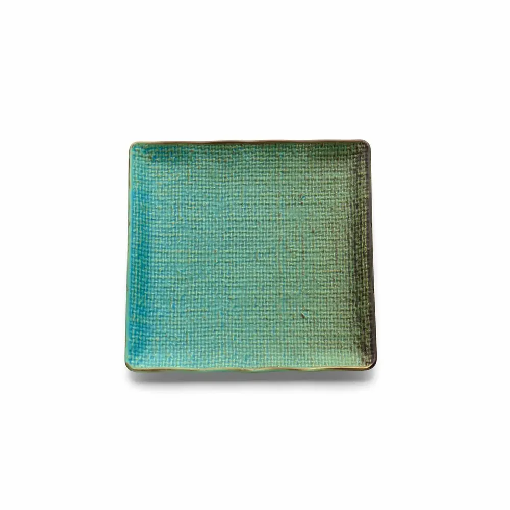 Everyday plates - The Lagoon Square Plate - M - BAZAR BIZAR LIVING