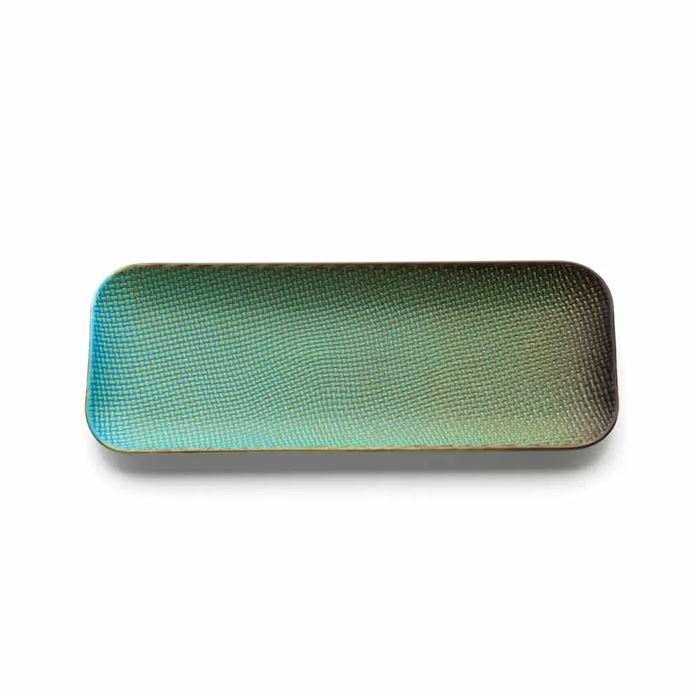 Everyday plates - The Lagoon Rectangular Plate - L - BAZAR BIZAR LIVING