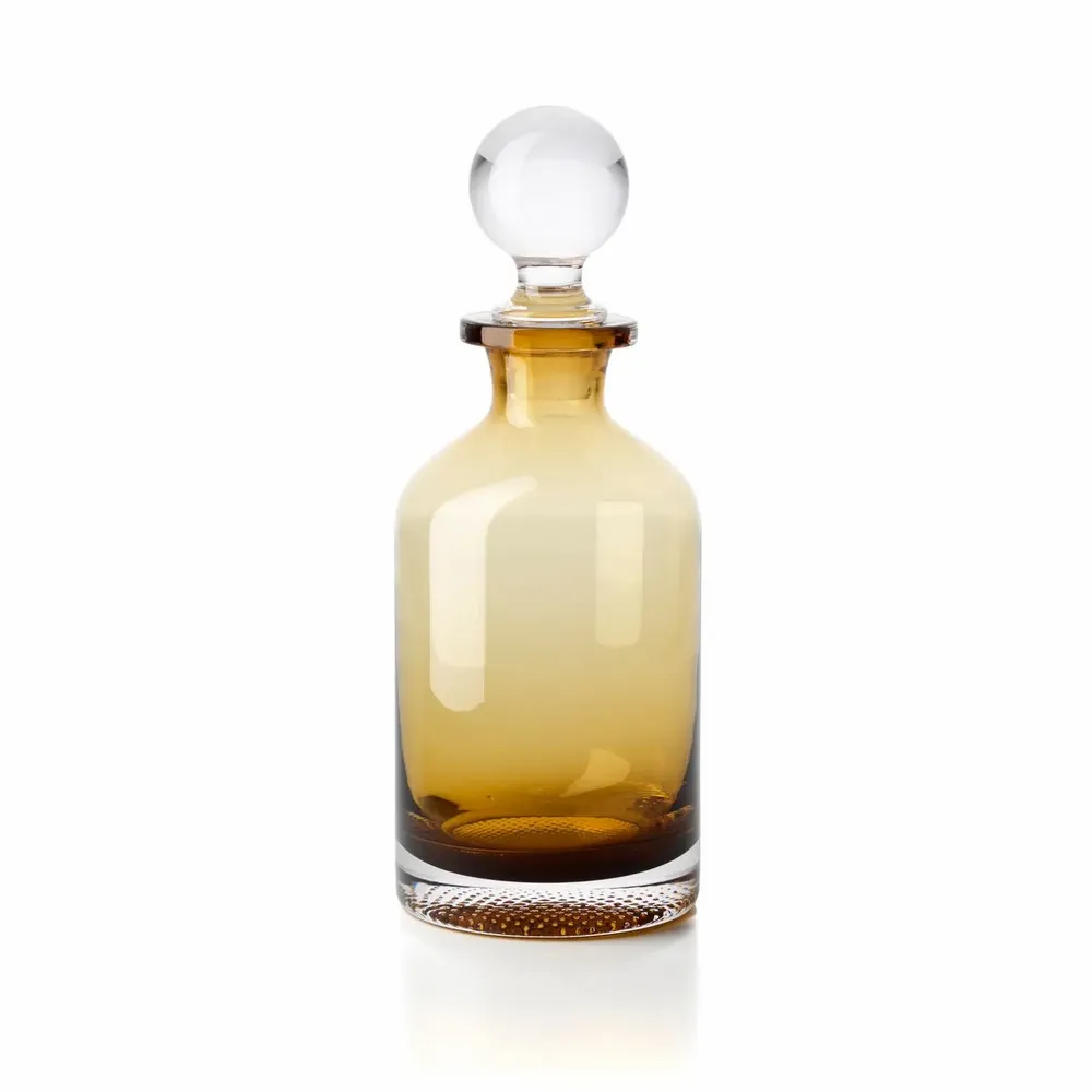 Glass - The Dot Decanter Carafe - Amber - BAZAR BIZAR LIVING