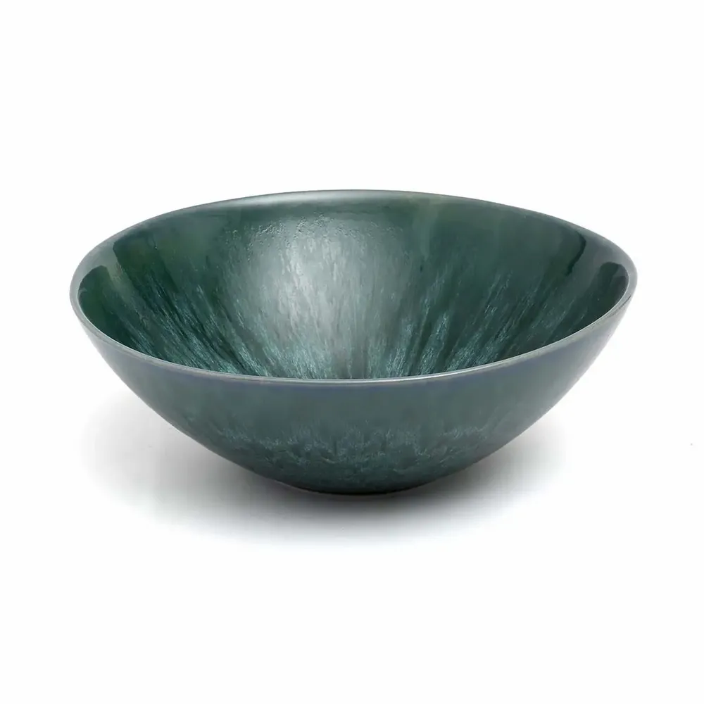 Bowls - The Aqua Serving Bowl - BAZAR BIZAR LIVING