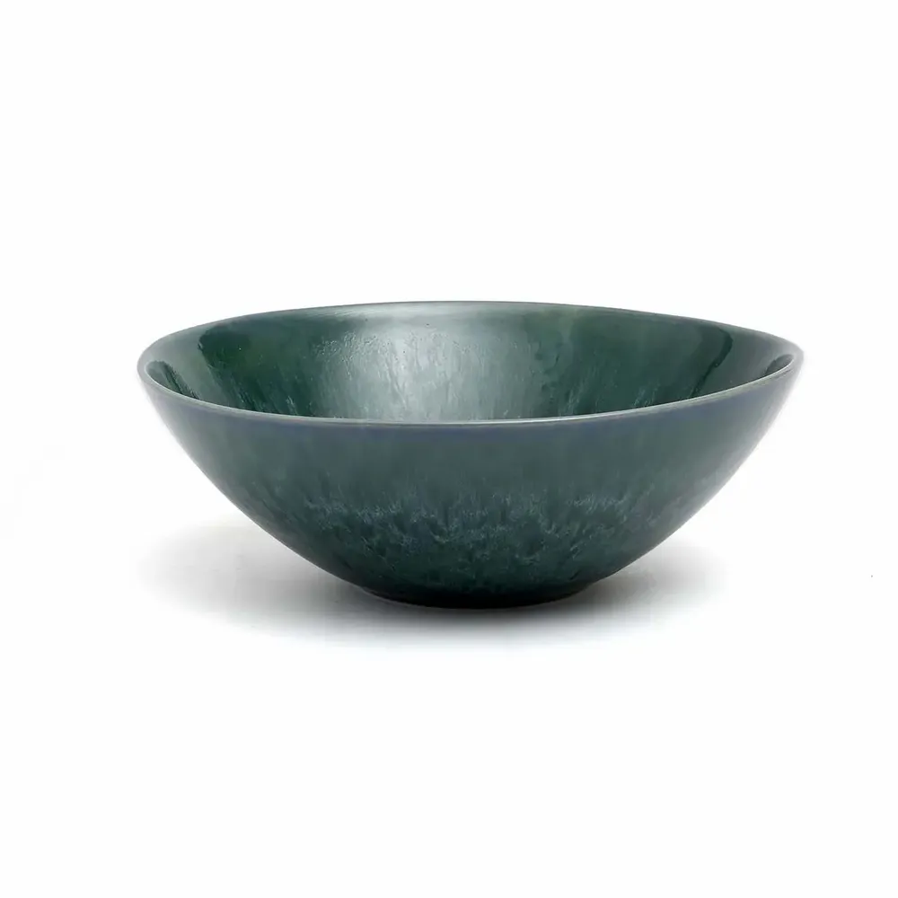 Bowls - The Aqua Serving Bowl - BAZAR BIZAR LIVING