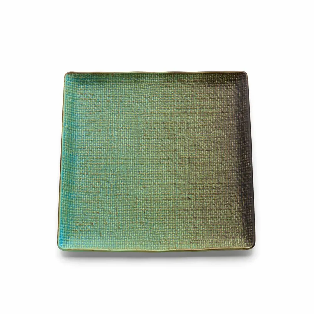 Everyday plates - The Lagoon Square Plate - L - BAZAR BIZAR LIVING