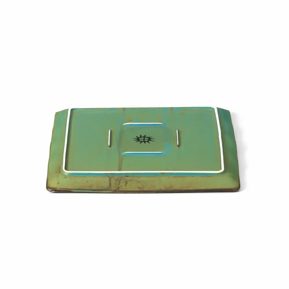 Everyday plates - The Lagoon Square Plate - L - BAZAR BIZAR LIVING