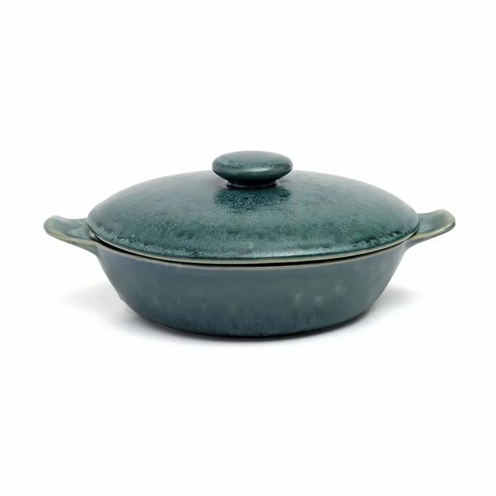 Platter and bowls - The Aqua Stew Pot - BAZAR BIZAR LIVING