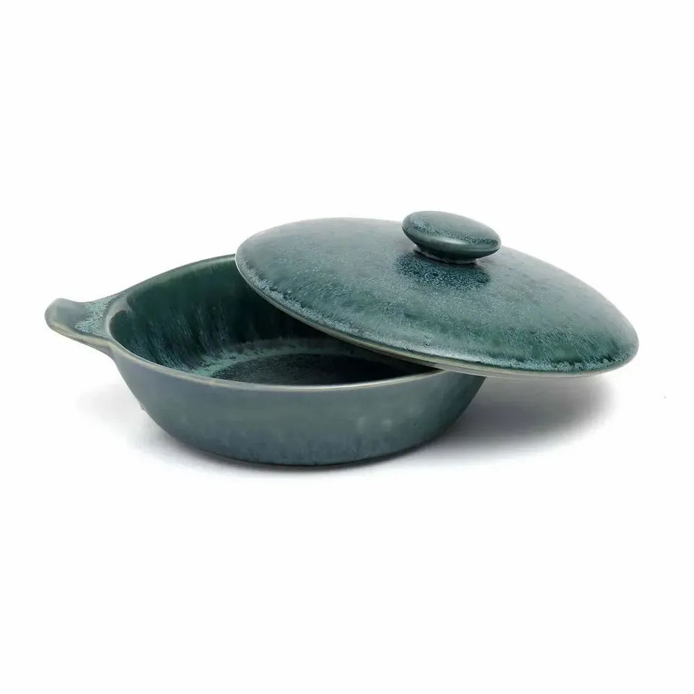 Platter and bowls - The Aqua Stew Pot - BAZAR BIZAR LIVING