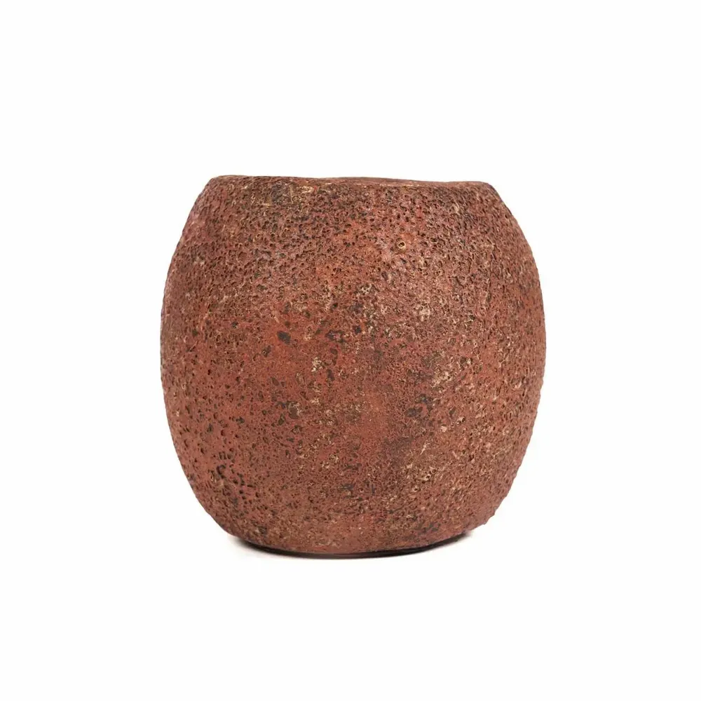 Candlesticks and candle holders - The Cavestone Candle Holder - Terracotta - BAZAR BIZAR LIVING