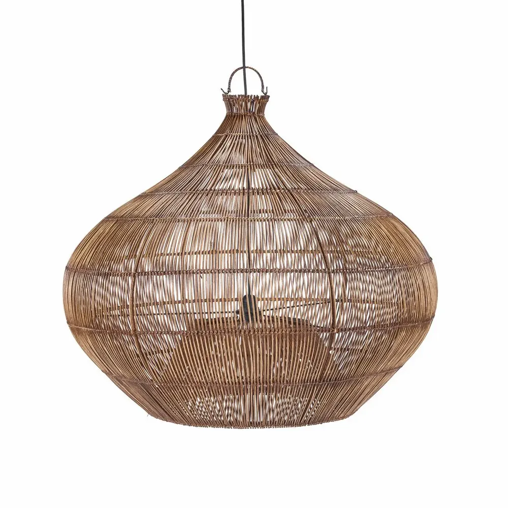 Ceiling lights - The Desert Gourd Pendant - Dark Walnut - L - BAZAR BIZAR LIVING