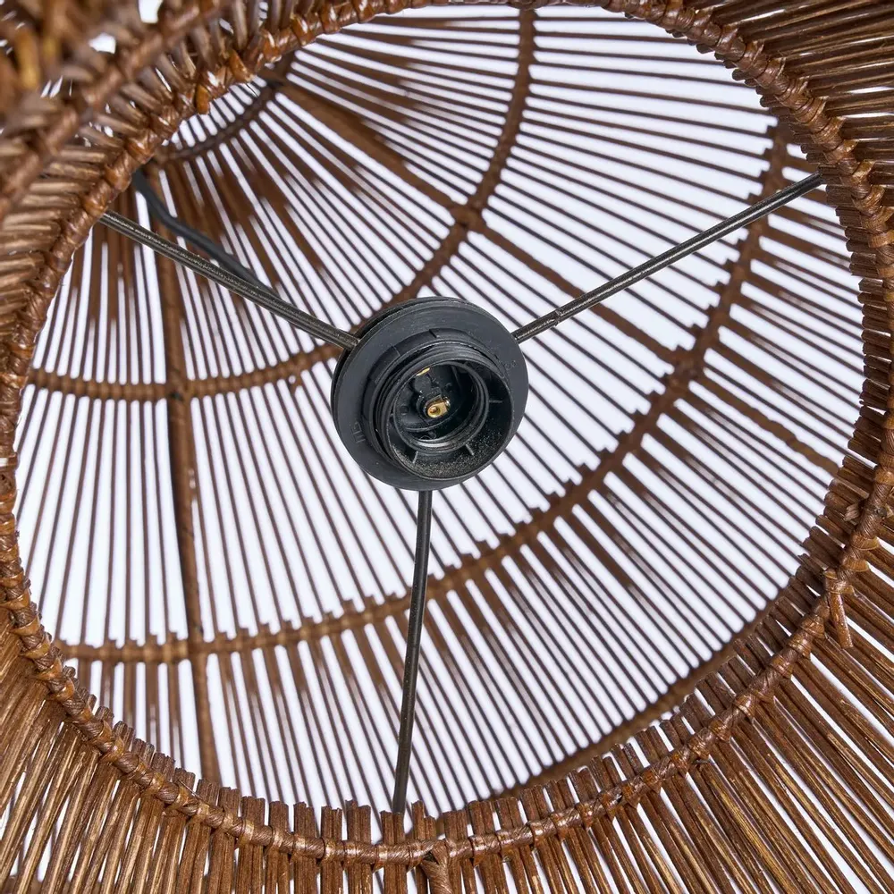 Ceiling lights - The Desert Gourd Pendant - Dark Walnut - L - BAZAR BIZAR LIVING