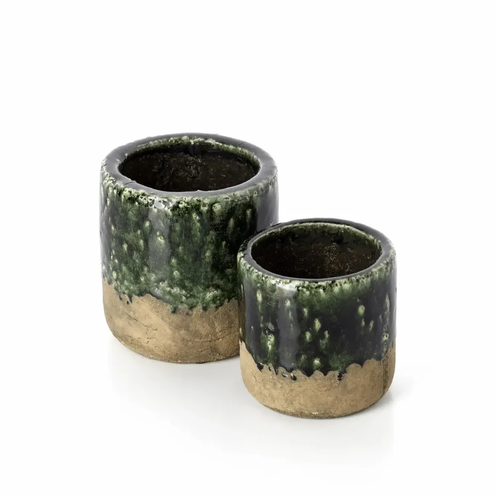 Flower pots - The Moss Planter - Concrete Green - M - BAZAR BIZAR LIVING