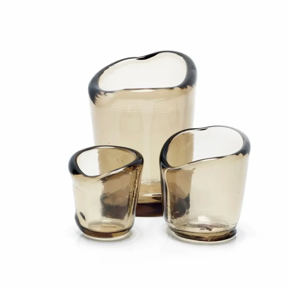 Candlesticks and candle holders - The Nocturne Candle Holder - Charcoal - L - BAZAR BIZAR LIVING