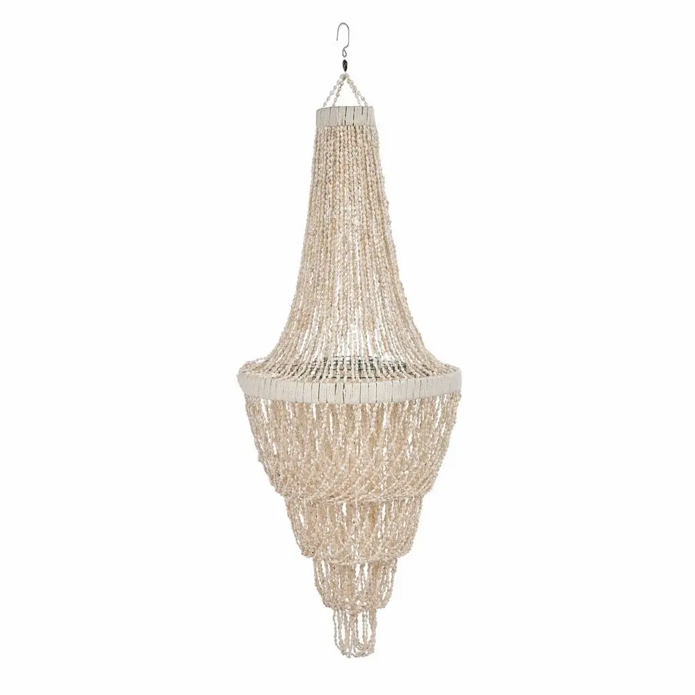Plafonniers - Le Lustre En Coquillages Ocean Tower - Naturel - L - BAZAR BIZAR LIVING